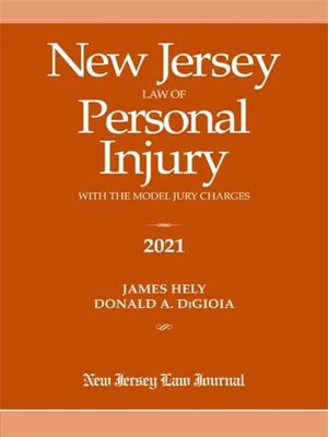 cover image of New Jersey Law of Personal Injury with the Model Jury Charges